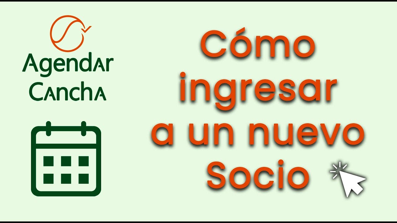 01 como ingresar a socio nuevo