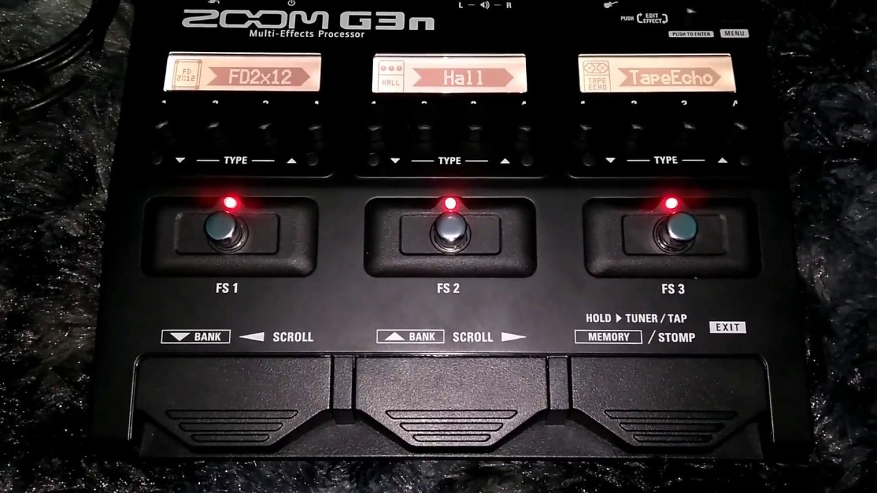 Pedaleira ZOOM G3N - PATCH DISTORÇÃO COM CONFIGURAÇÕES DETALHADAS