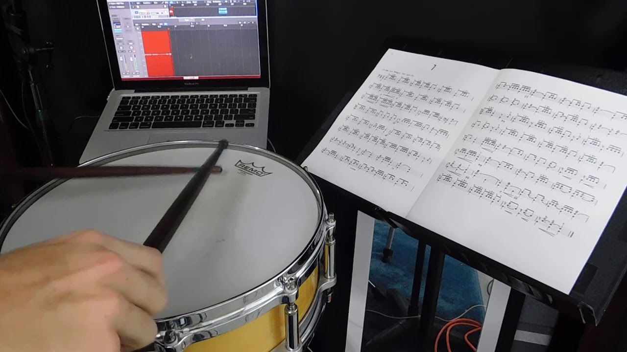 Advanced Snare Drum Studies Etude 7 144bpm Mitchell Peters