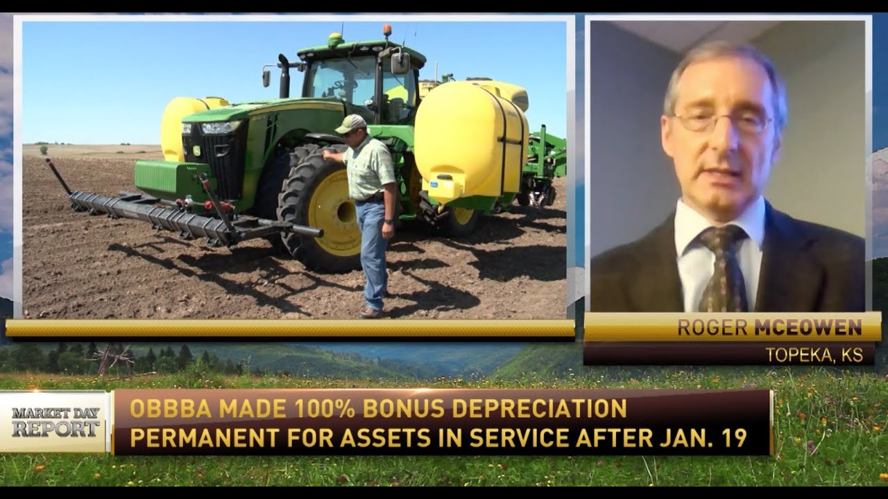 The 'One, Big Beautiful Bill' Depreciation Rule’s Impact on Gifted Agricultural Equipment