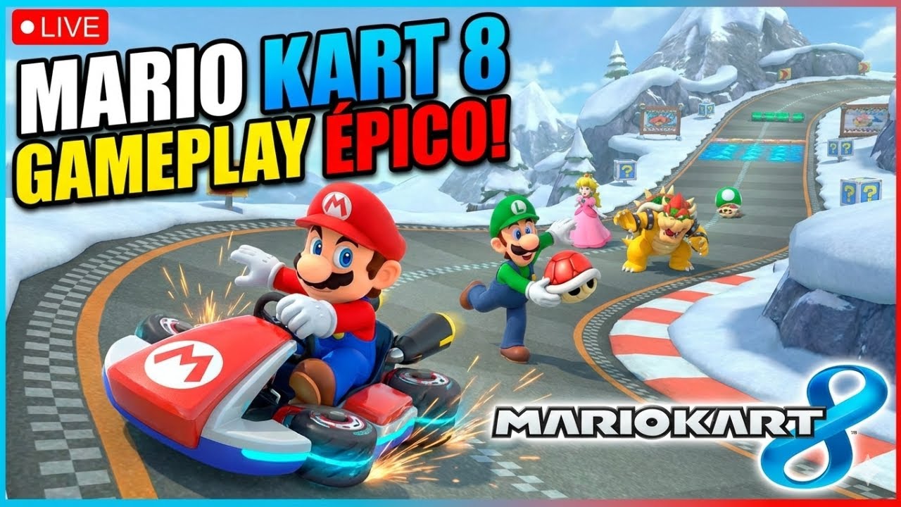 LIVE 🚗💨 Empezamos Mario Kart 8 | Clásico que Nunca Falla