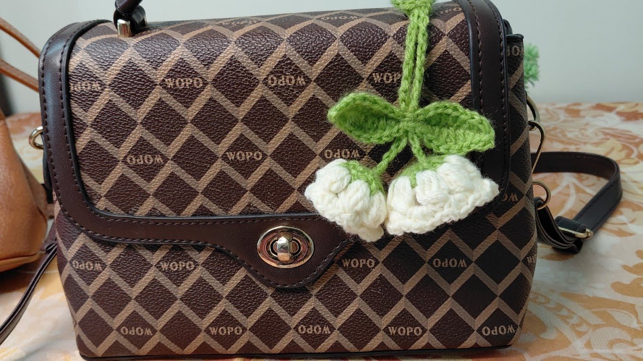 beautiful 😍 crochet bag charm ✨️ another pattern live #live #bagcharm#crochet #evileye #vairalvideo