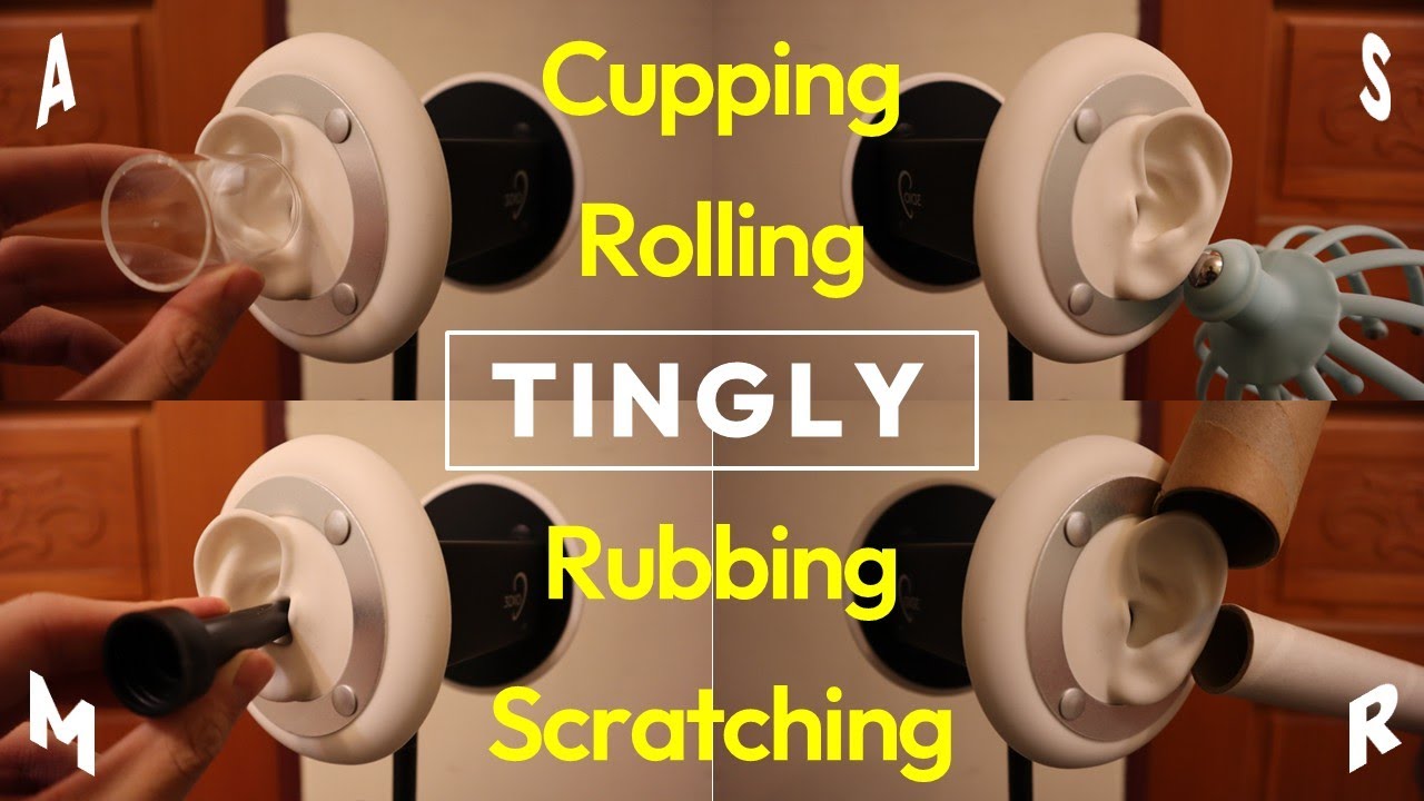 ASMR │ TINGLE Attack 💥 Ear Cupping, Rolling, Rubbing & Scratching (No Talking) 귀 감싸기, 굴리기, 문지르기, 긁기