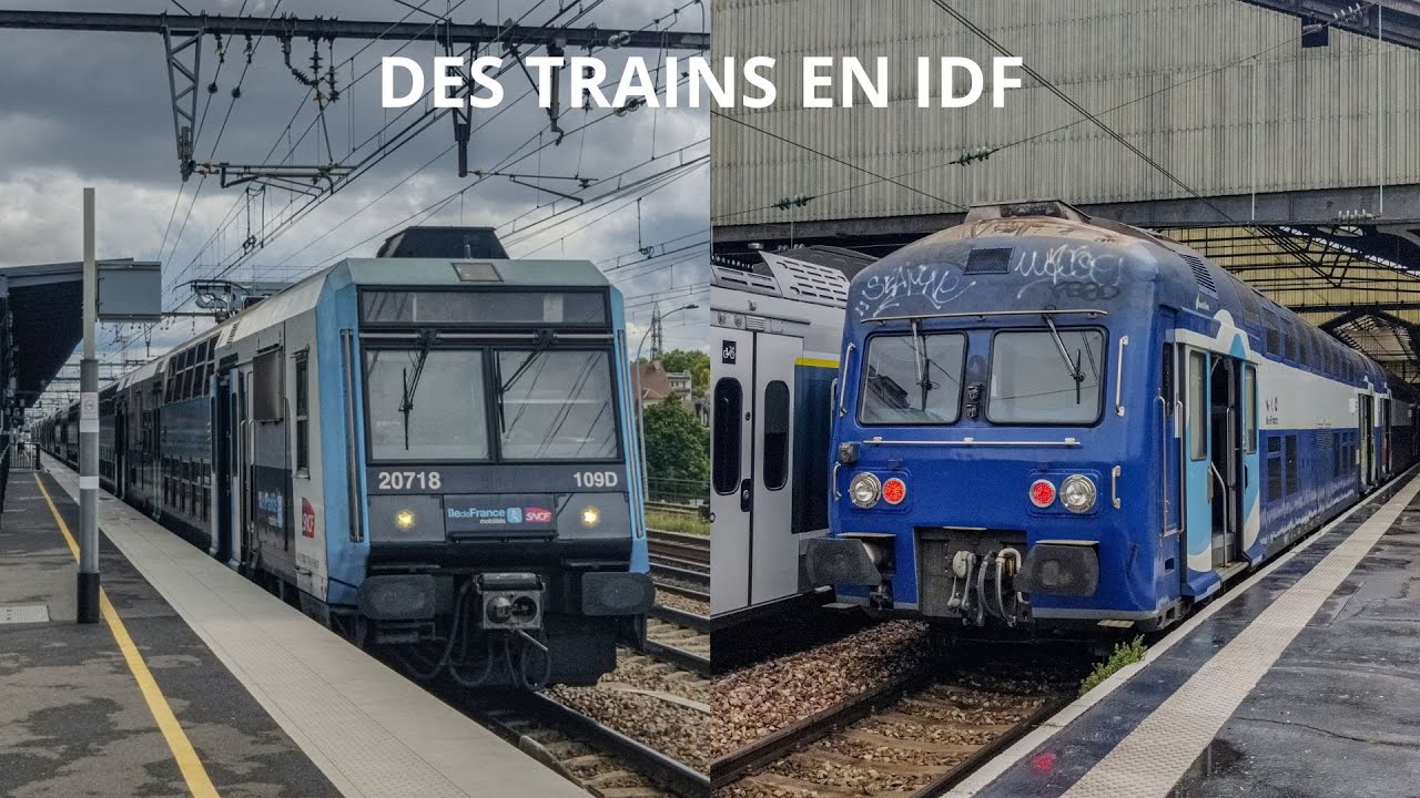 TGV, TER, FRET, RER et Transilien dans la région parisienne 