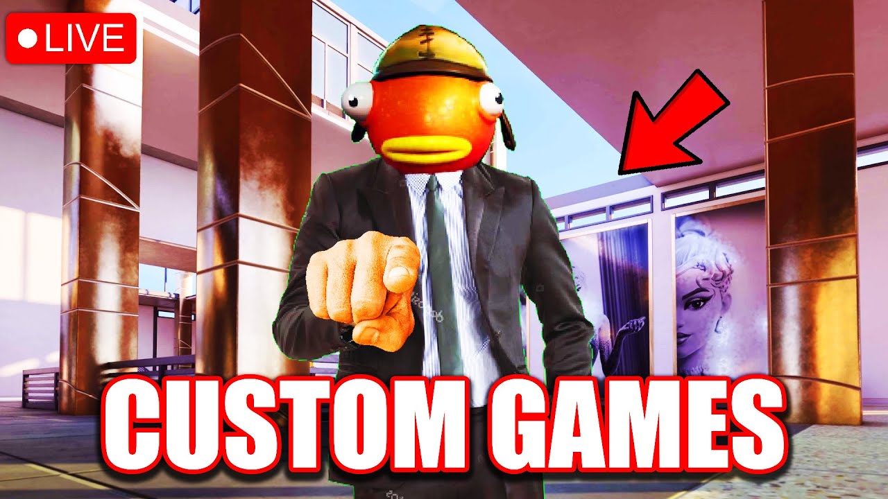 🔴LIVE - CUSTOM GAMES WITH CHAT!!! - Use Code: redbrickdoor In The Fortnite Item Shop!!!