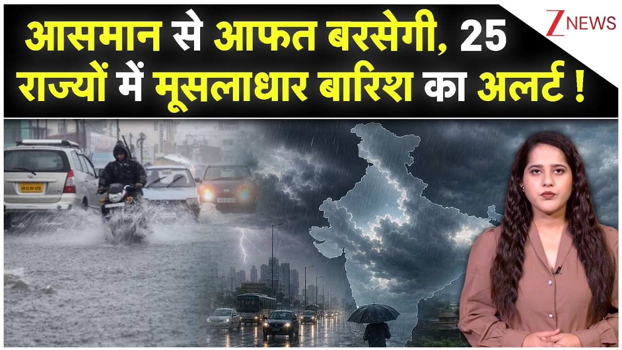 Today's weather: Disaster will rain from the sky, heavy rain alert in 25 states! | Weather Alert |
