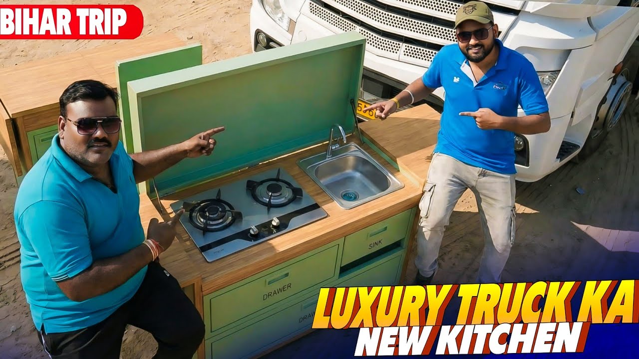 India's Most Luxury Truck Ka Kitchen Ka Design Aa Gaya 😍 || Ab Banega Most Luxurious Truck