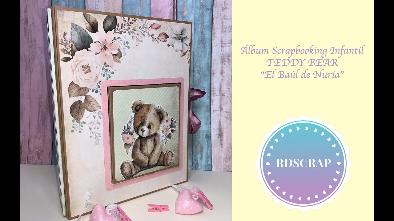 Álbum Scrapbooking Infantil TEDDY BEAR 