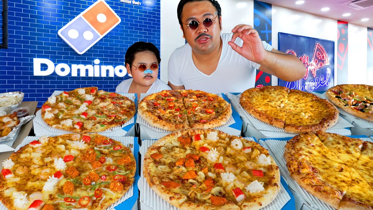 Salt bae กินแหลก! พิซซ่าถาดใหญ่ทุกหน้ากว่า 10 ถาด