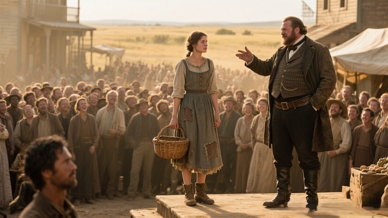 The Richest Man Laughed at a Poor Girl — Until Her Mountain Man Father Made Him Kneel.
