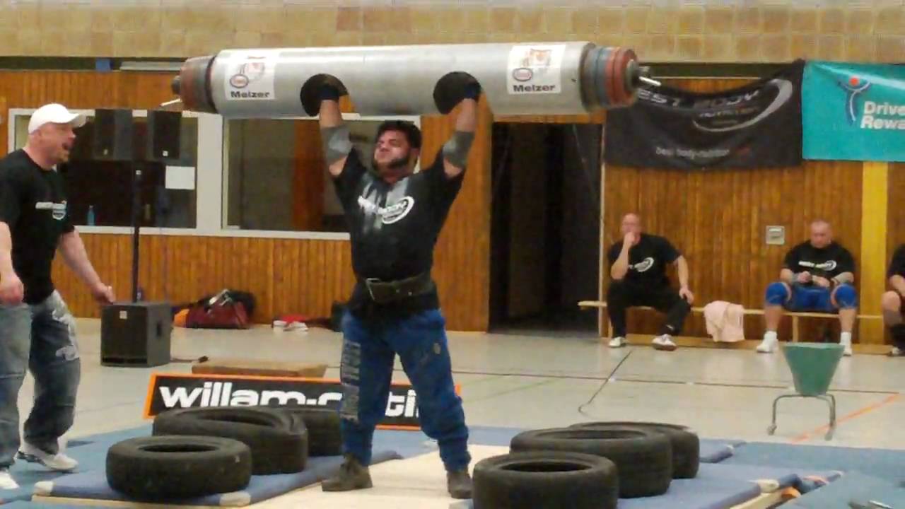 GFSA - Log Lift Deutscher Rekord 180kg , Baboumian, Patrik