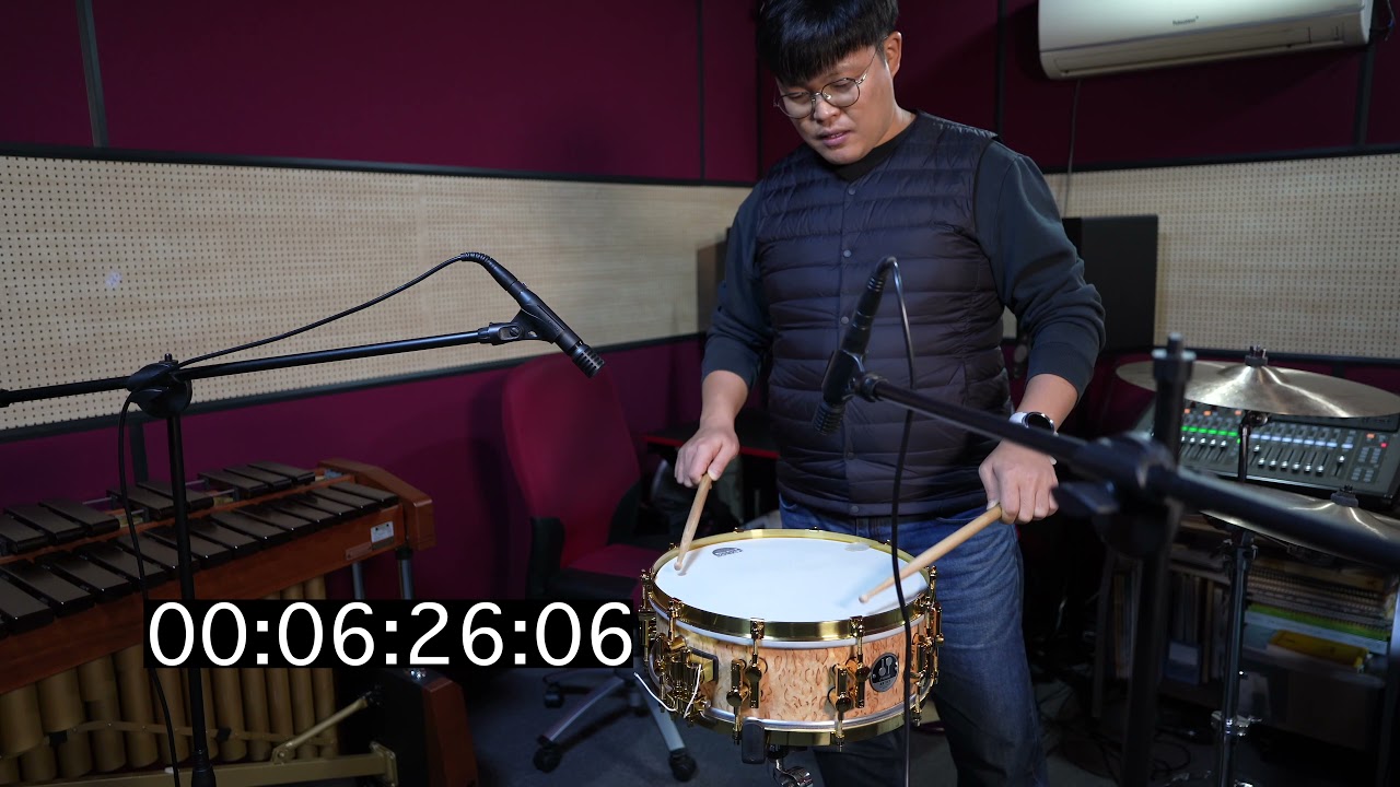 Closed Snare Drum Roll(34-Minute)스네어드럼롤sonor Scandinavian Birch #드럼롤#스네어드럼#snaredrumroll#sonor