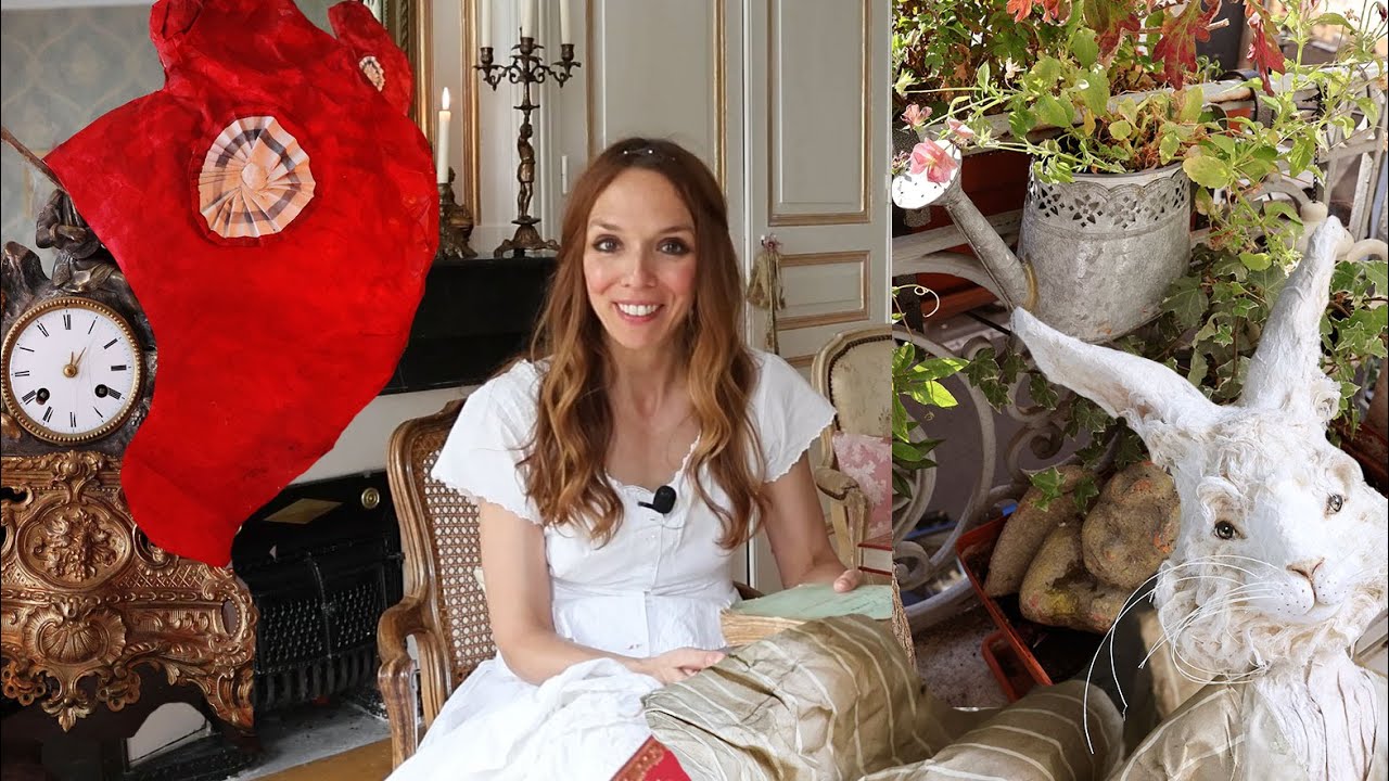 FRENCH SUMMER VLOG - HOME DELIGHTS -Doilies + White Rabbit+French Revolution Tea time