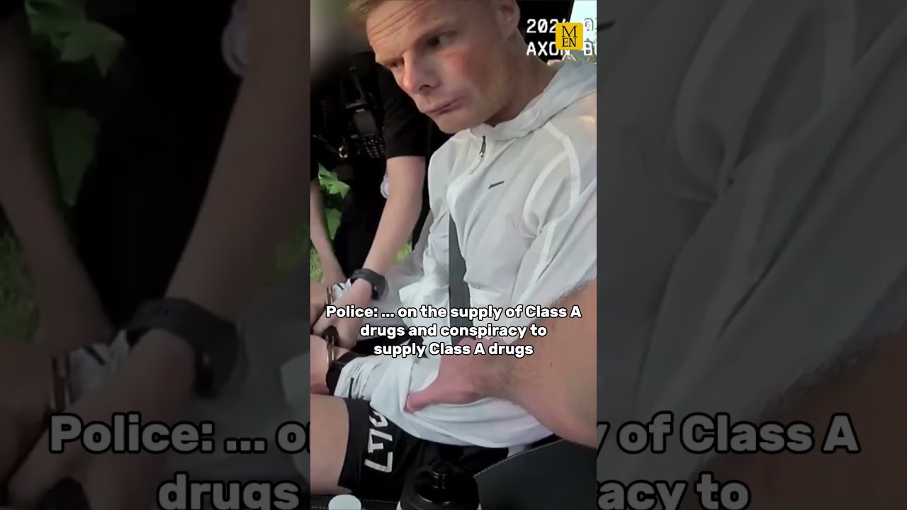 Moment gang boss who loved his crime life of luxury is arrested