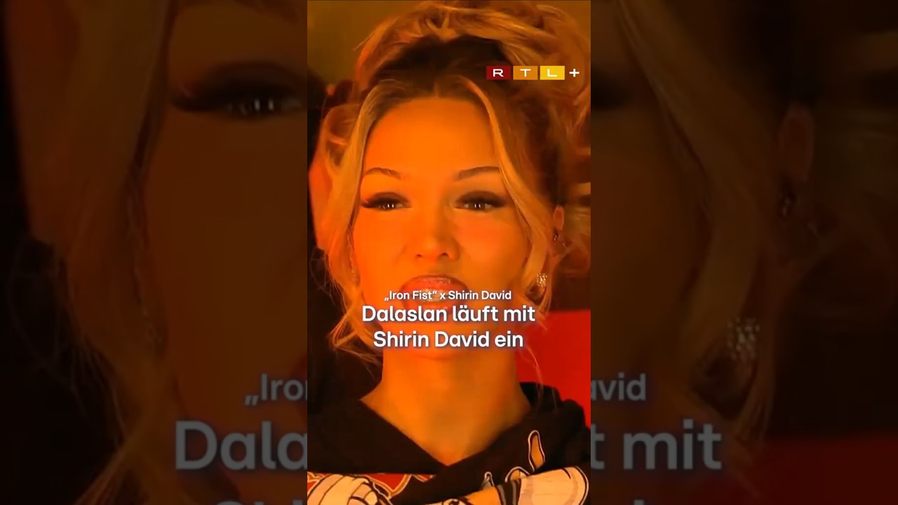 Shirin David rappt off beat beim Oktagon einlaufen