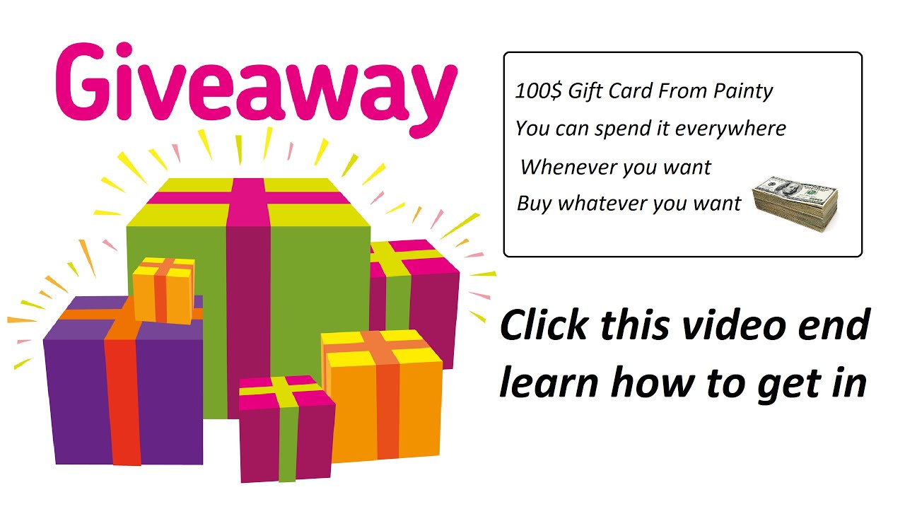 100$ GIVEAWAY|| get in and win 100$
