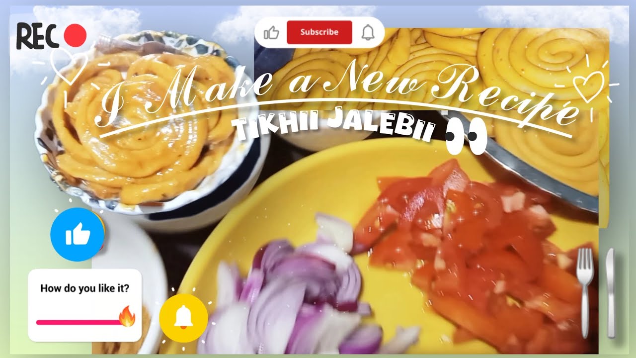 🍴I make a new recipe in home😋💕 #tikhii jalebh i#kongule# miss.tina.001 