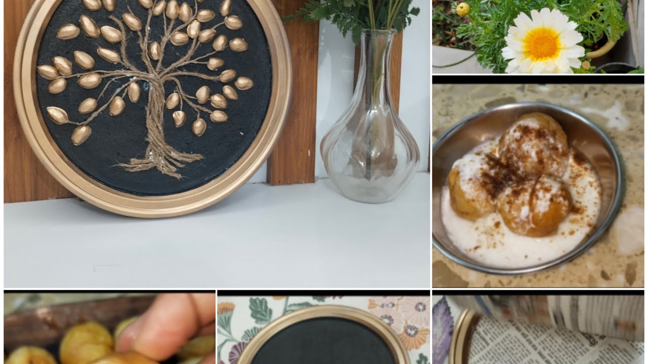 Repurpose waste pista shells as wall decor | reuse the waste पिस्ता शेल का इस्तेमाल#shorts#reuse#diy