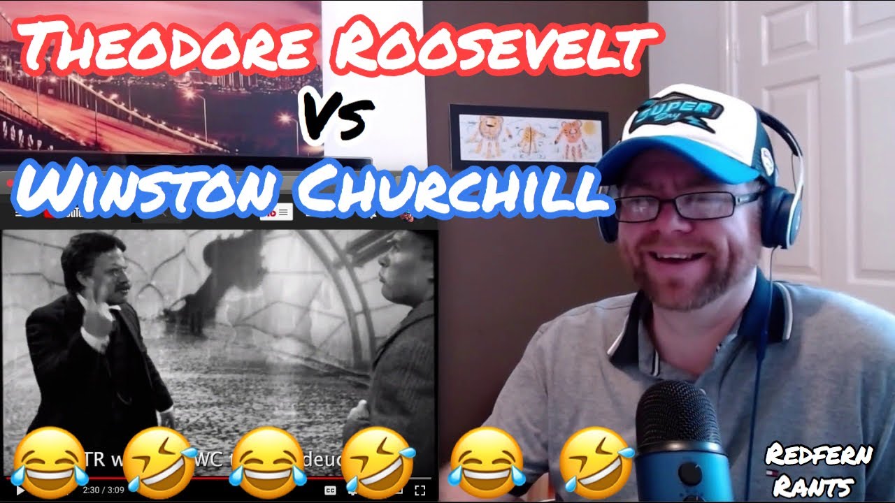 Theodore Roosevelt vs Winston Churchill.  Epic Rap Battles of History (Reaction)