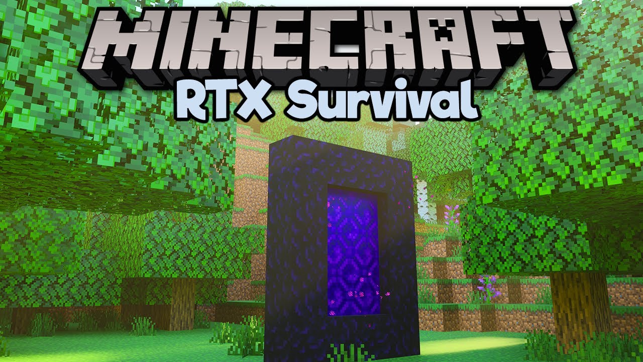 Going to the Nether in Minecraft RTX! ▫ Minecraft RTX Survival Let's Play [Part 2]