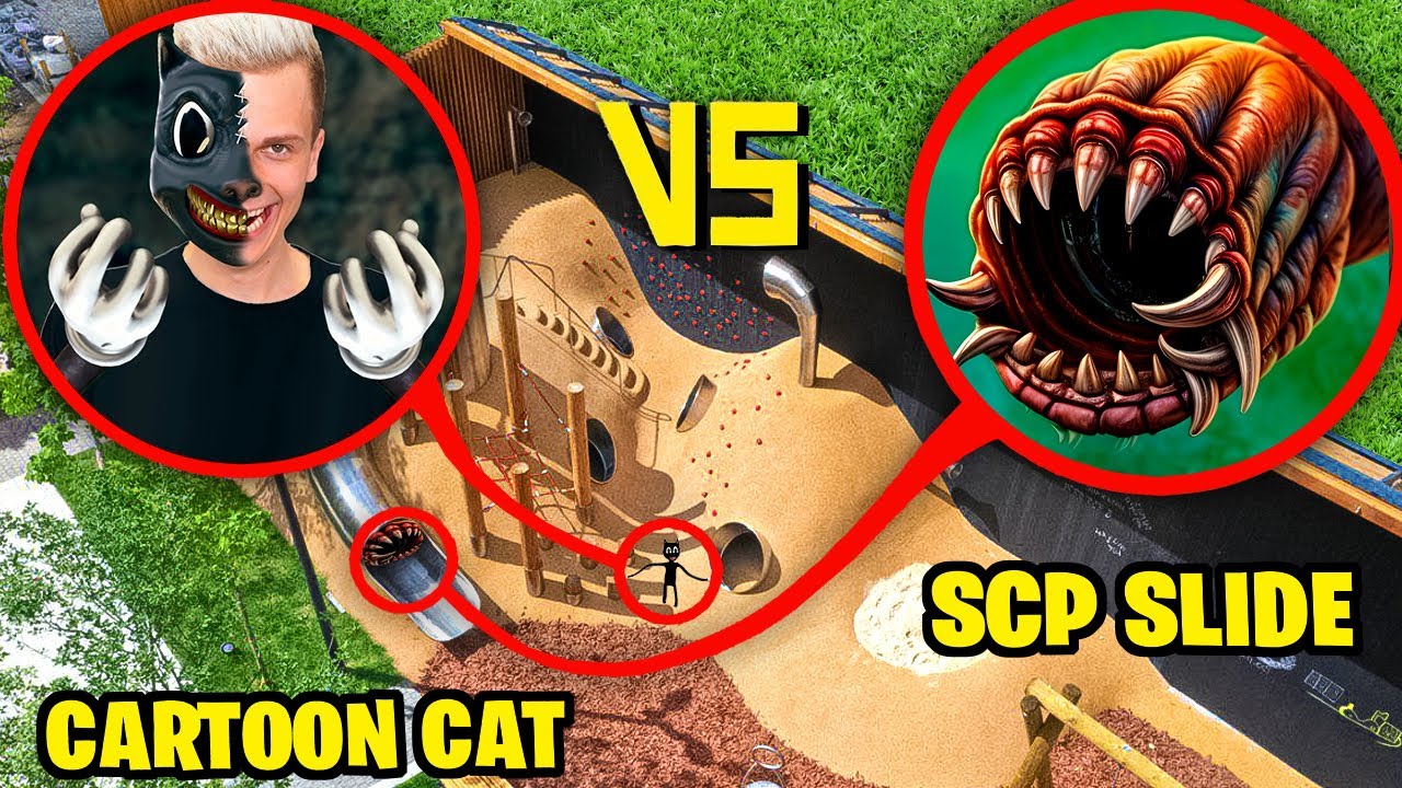 SCP RUTSCHE vs CARTOON CAT Bruno! HORROR RUTSCHE SCP es gegessen hat?