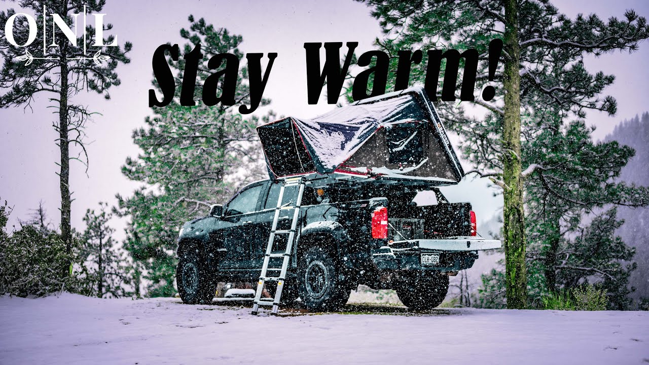 How to Stay WARM Winter Camping | Bluetti EB70 | Electric Blanket | Sleeping Quilt