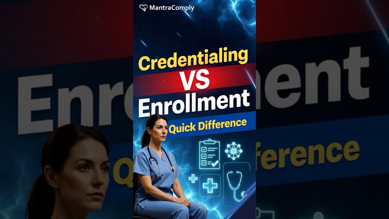 Credentialing vs Enrollment in Healthcare | What&rsquo;s the Difference? 🏥