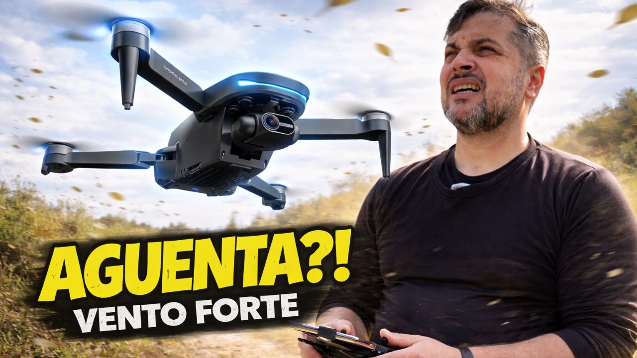 Drone L200 no Vento Forte... Aguenta Mesmo? [Guia Completo + Teste REAL]