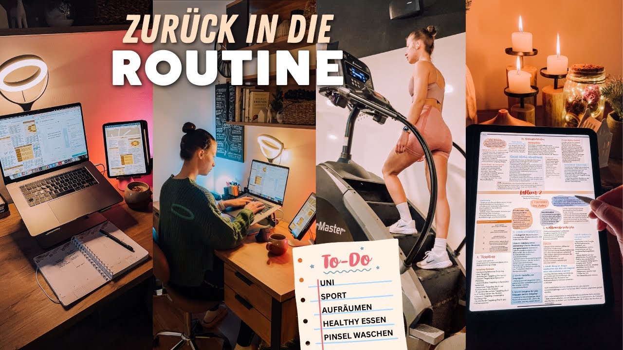 ZURÜCK IN DIE ROUTINE (VLOG) - Uni, gesunde Ernährung, Sport, Aufräumen // JustSayEleanor