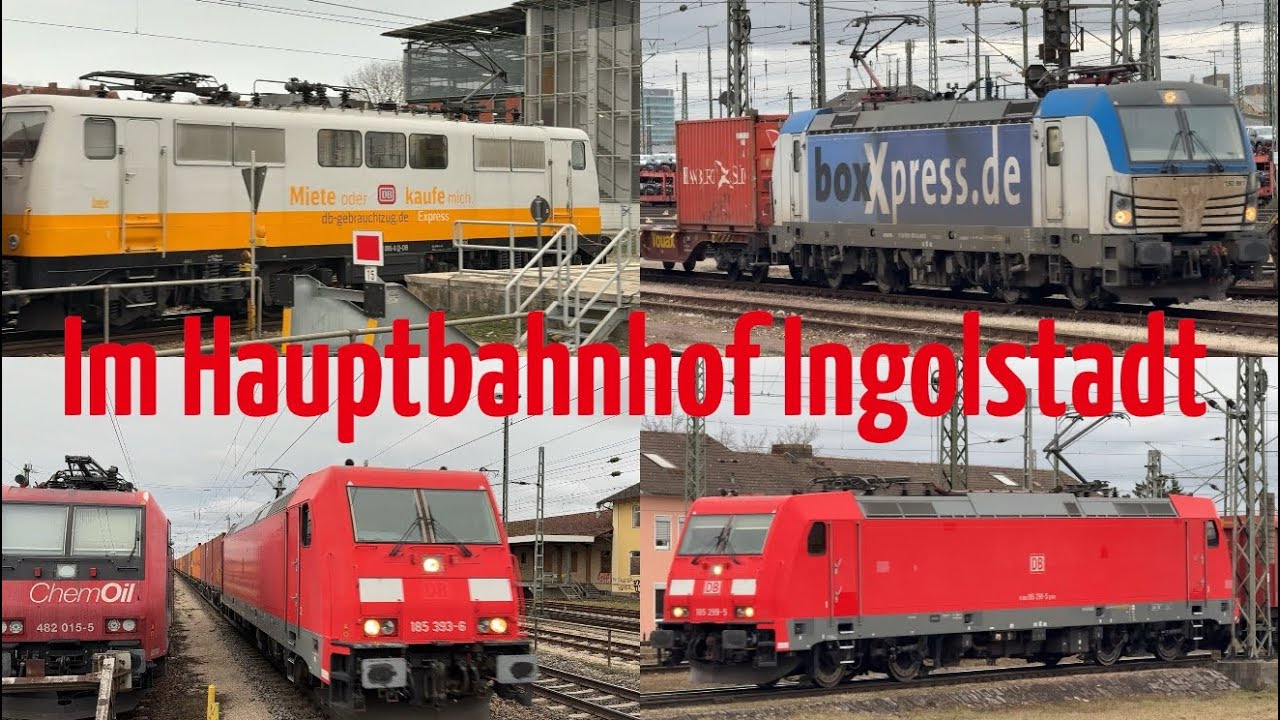 Zugsichtungen im Hauptbahnhof Ingolstadt