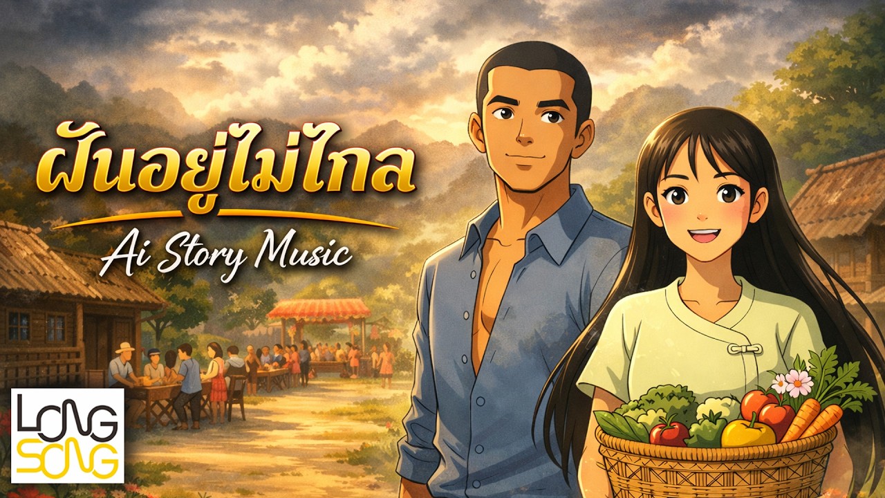 ฝันอยู่ไม่ไกล Ai Story Music ชาย (MV Cartoon Version)
