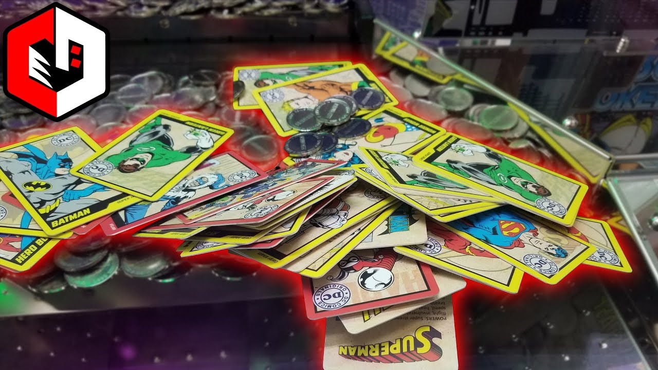 ТАК МНОГО КАРТ! Множество карт на The Edge в DC Comics Coin Pusher!