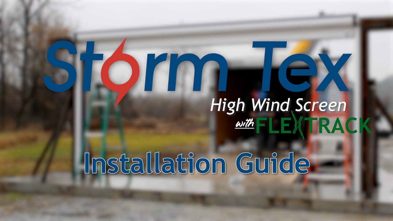 Storm Tex with FlexTrack Installation Guide - Alutech United