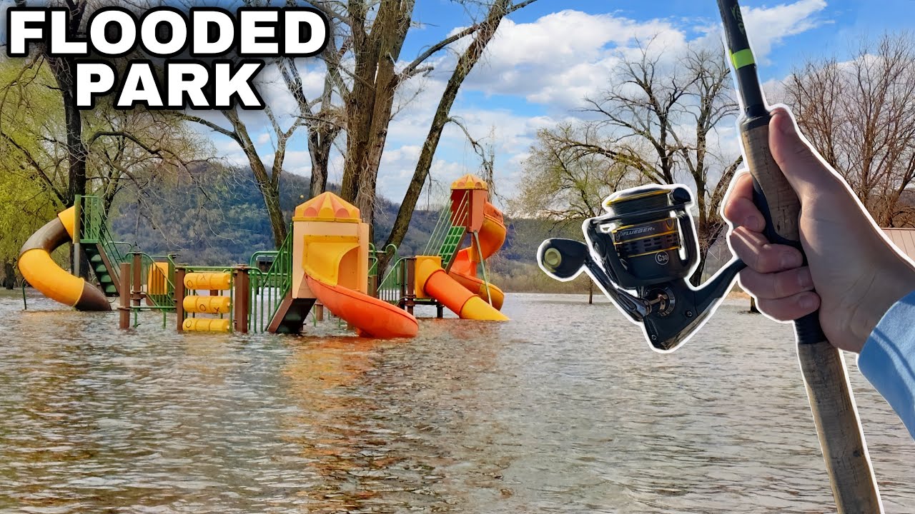 Can I catch a fish at a flooded park?