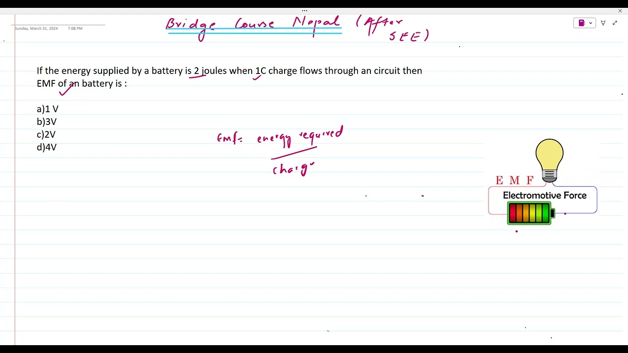 Electricity| After SEE | Science| Class 10 | Concept | Bridge Course Nepal | Nepal Online Class