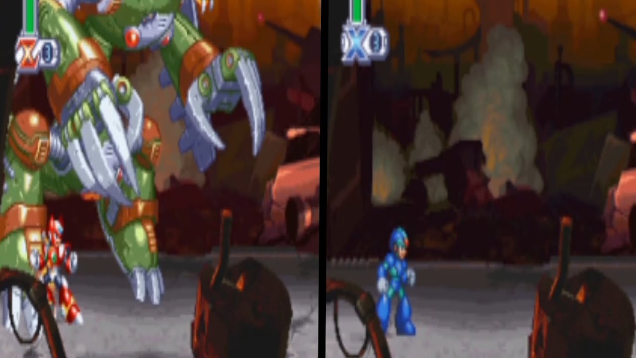 MegaMan X4 - Beating Egregor using Zero and X