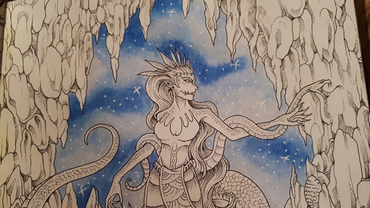 Tuto coloriage: effet galaxie aux polychromos