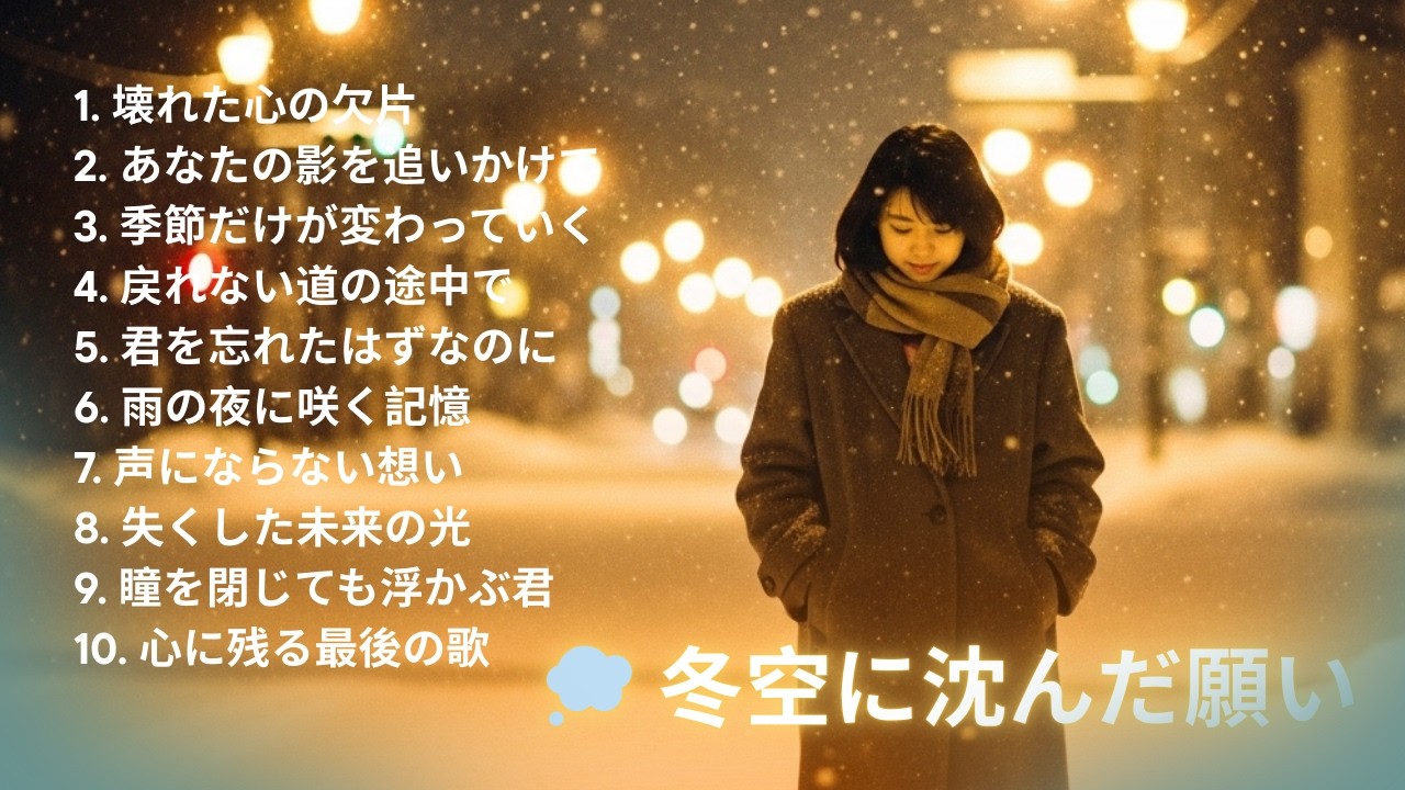 切ない想い出を呼び起こす邦楽名曲集🎶 山口百恵・松田聖子・杏里