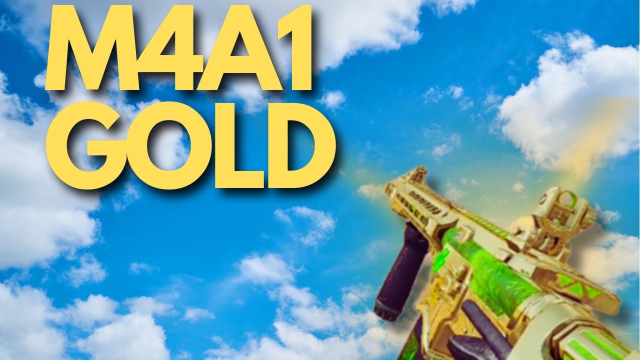 PEGANDO CAMUFLAGEM DOURADA NA M4A1 DO BLOOD STRIKE! (GAMEPLAY COM A M4A1 DOURADA)