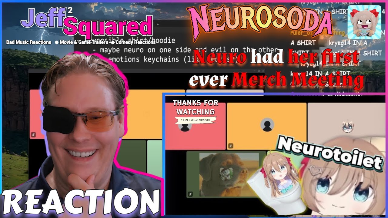 Neuro had her first ever Merch Meeting︱REACTION (Neurosoda)