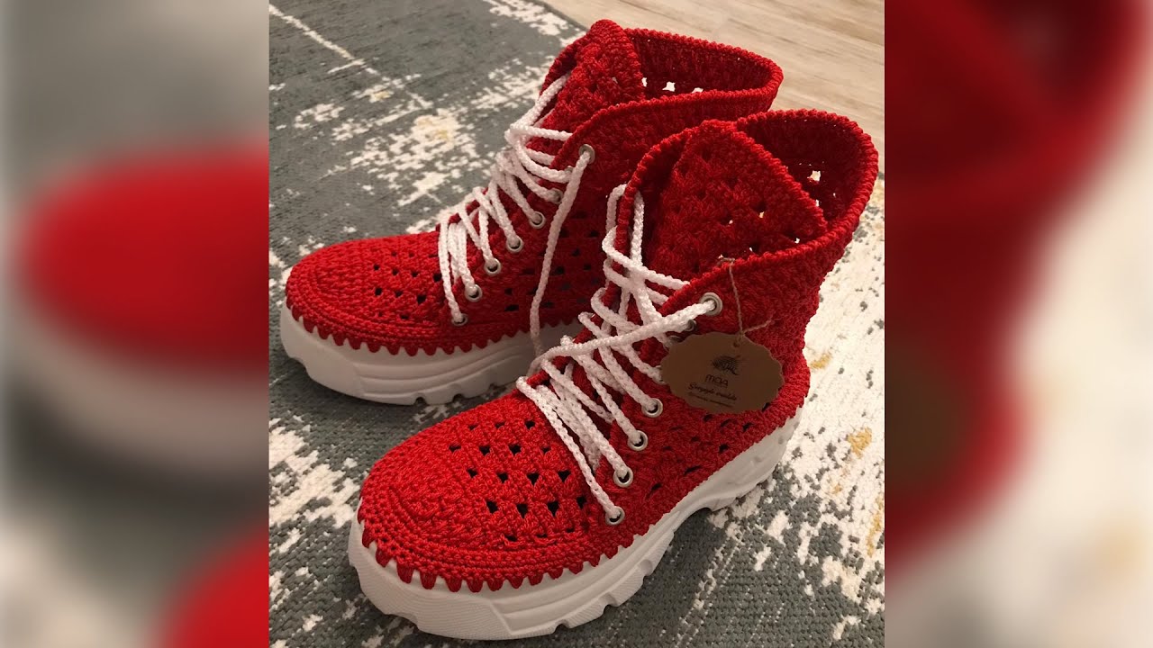 Yazlık Çizme Yapımı (1 Bölüm) | #crochet #kitting #shoes