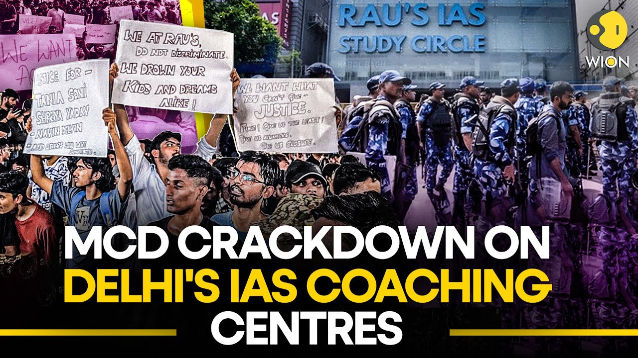 Delhi IAS coaching centre flood: MCD seals basements of 13 IAS Coaching centres | WION Originals