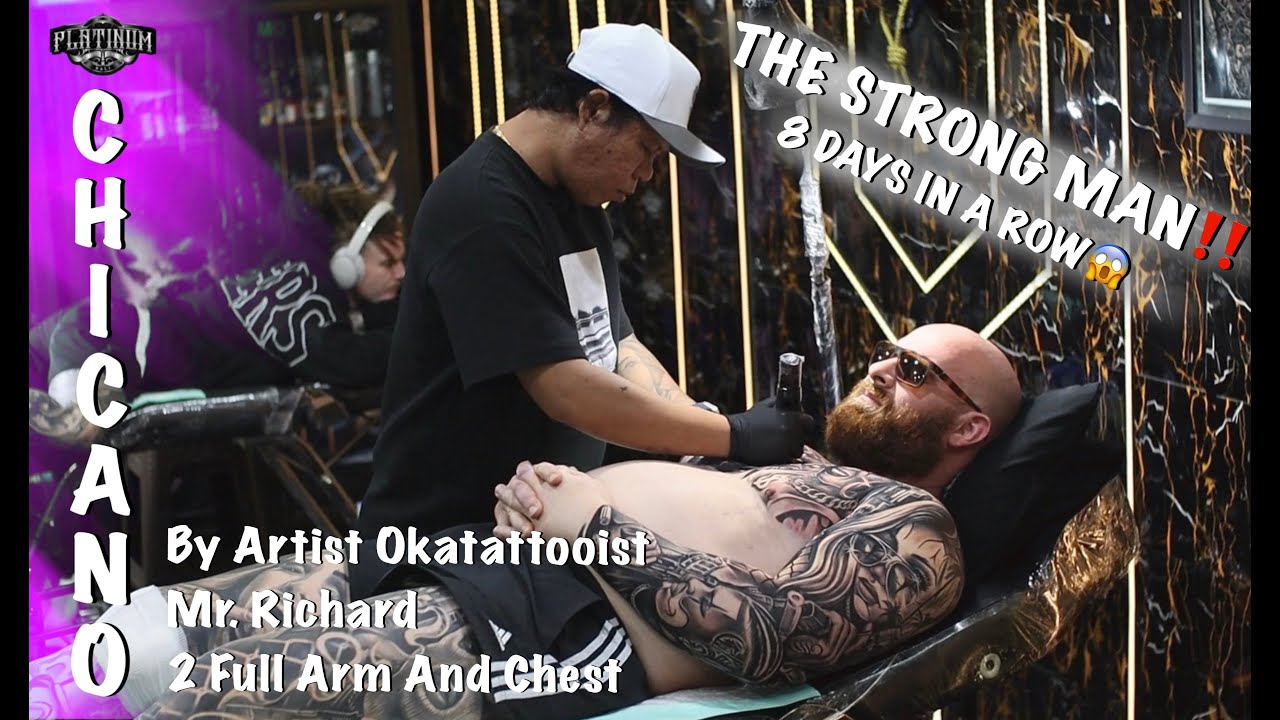 WOW😱 MAKE A TATTOO FOR 8 DAYS IN ROW WITHOUT A BREAK‼️🔥 || BY ARTIST OKATATTOIST