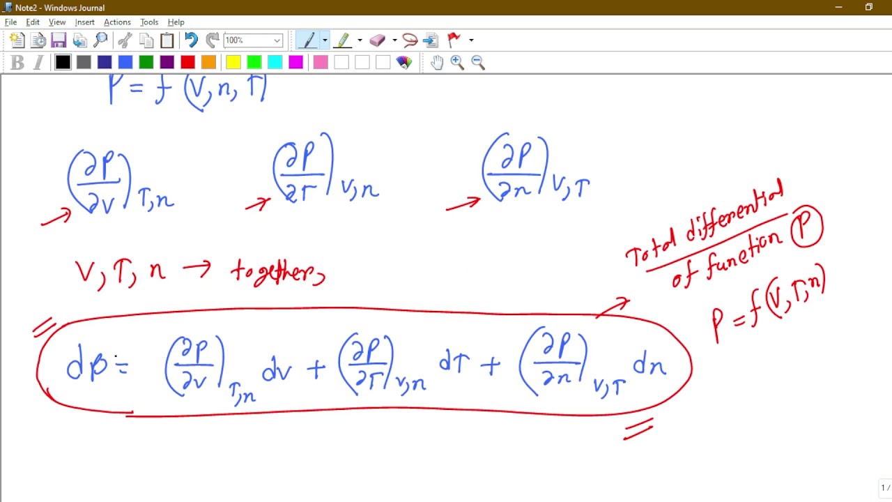 Exact and Inexact differential equations || Thermodynamics
