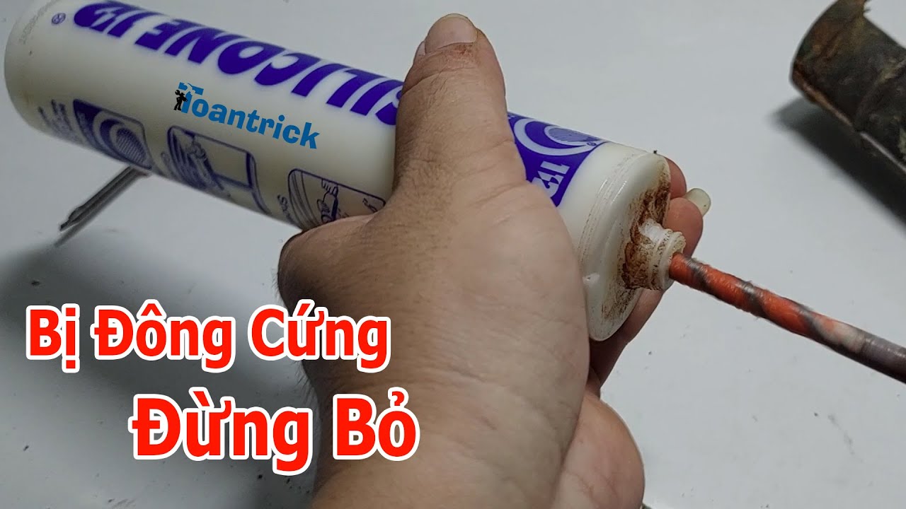 Tuyệt chiêu sử dụng lại keo silicon bị đông cứng và cách bảo quản keo silicon không bị khô