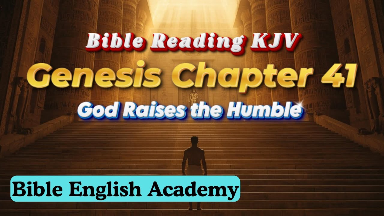 Genesis Chapter 41 — God Raises the Humble | KJV  #biblereading
