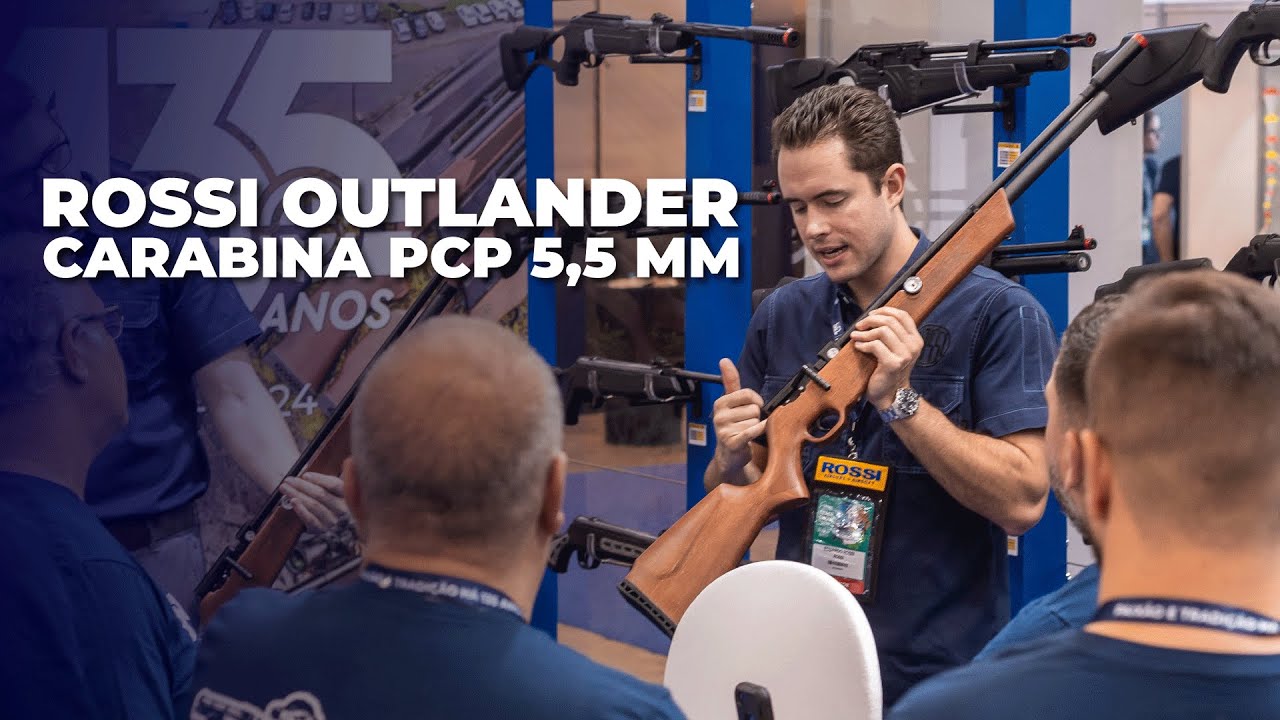 NOVIDADE NA ROSSI: Carabina de Pressão PCP Outlander 5,5 MM (com e sem válvula reguladora)