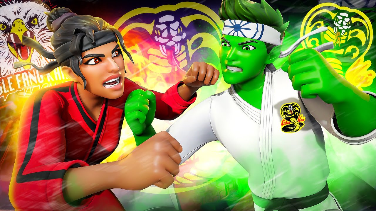 COBRA KAI Vs MIYAGI DO - Der KARATE Film! 🥋🐍 (fortnite)
