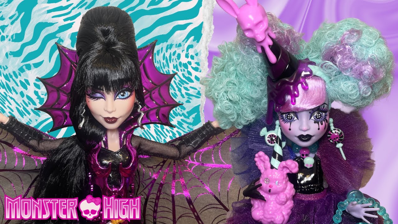 Monster High SDCC ELVIRA & Sweet Screams TWYLA Unboxing & Review + Comic Con Recap!! 