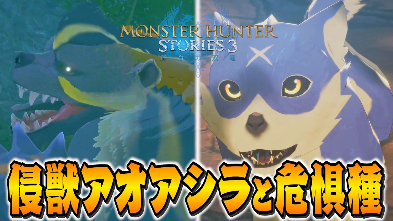 【危惧種】このマップやばいｗ侵獣アオアシラに取巻きがいるぞｗPART13 - モンスターハンターストーリーズ3 運命の双竜 PS5Pro【ユーサン実況】